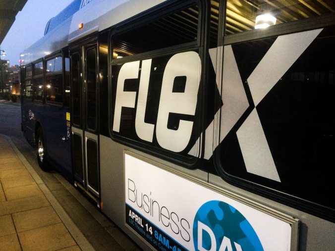 The first bus route of the day: Transfort's FLEX from downtown Fort Collins to Boulder. My friend Austin joined me four stops later and we were on our way!