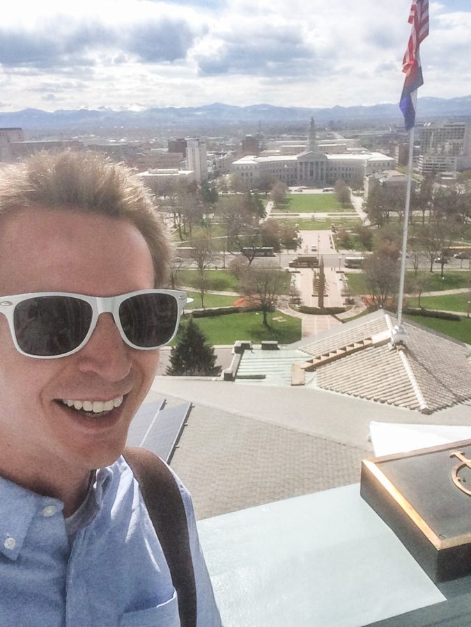 We joined up with a capitol tour just in time to catch a trip up to the dome!